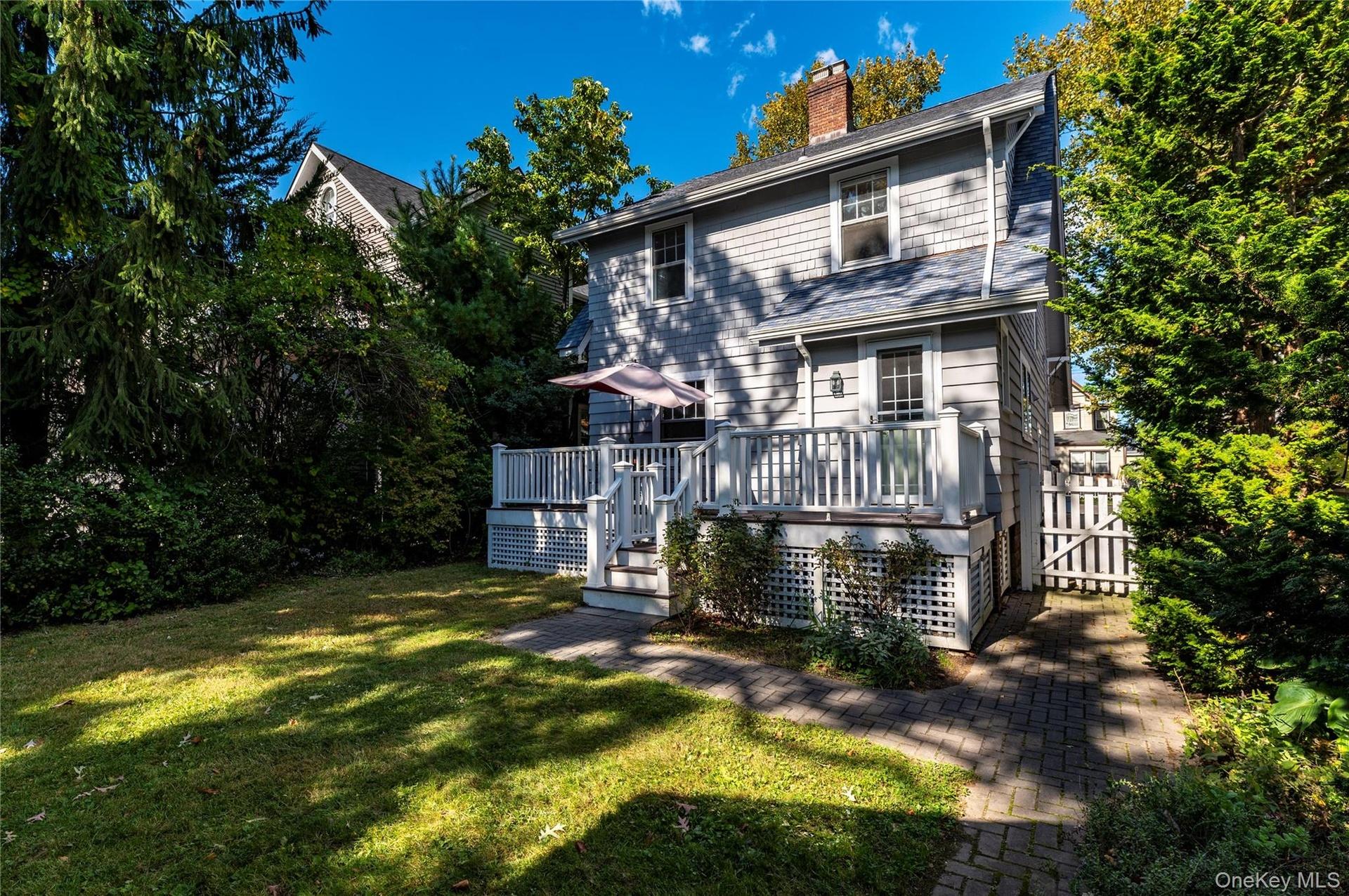 Rear Entry, back Trek deck, and level private back yard.