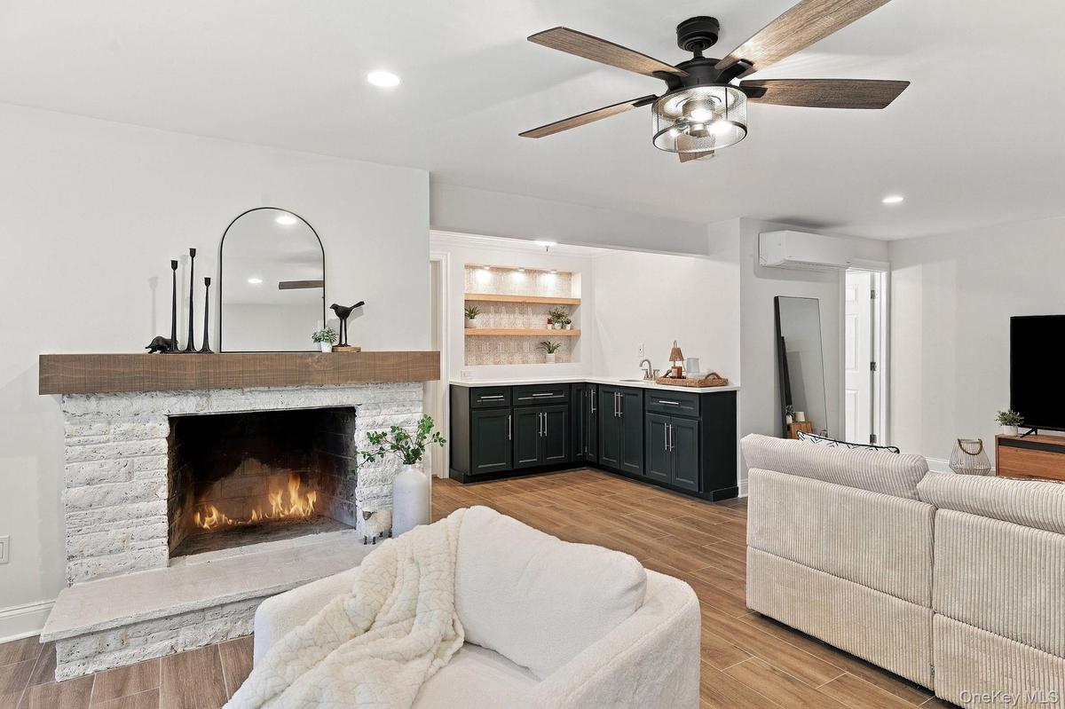 Warm and Inviting Fireplace