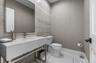 First floor powder room