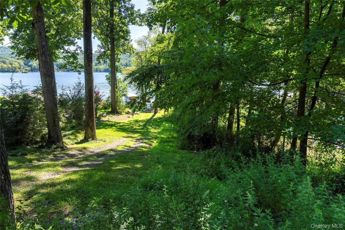 View of Oscawana Lake from front yard.
