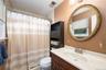 En suite primary bathroom.