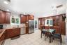 Kitchen with sliders walk out to the back deck.