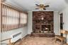 fireplace is electric. decorative only