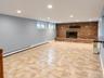 with fire place.