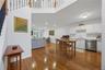 View of the Kitchen and Living Room. The open floor plan is great for many uses!