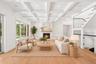 Virtually staged living room