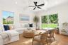 Virtually staged room