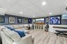 Finished basement - TV room