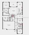 Floor Plan - Additional Highlights Include: tray ceiling package, shower in bathroom 3, powder room, 8' interior doors, outdoor kitchen rough-in, pre-