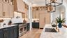 Kitchen. Virtually staged.