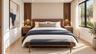Guest bedroom. Virtually staged.