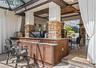 Outdoor Bar Seating Area