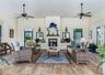 Outdoor Living Room w/Fireplace