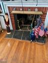 Wood fireplace