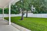 Backyard Covered Patio.Completely Fenced.