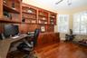 Second view of built-ins in front bedroom that is being used as an office.