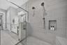 Glass-Enclosed Shower