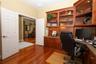 Front bedroom to right as you enter the home with custom built-ins