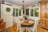 With large windows on two sides bringing in an abundance of natural light.