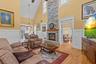 Stone Finish Fireplace