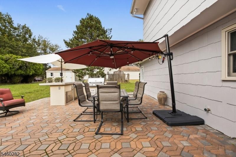 Patio bbq area