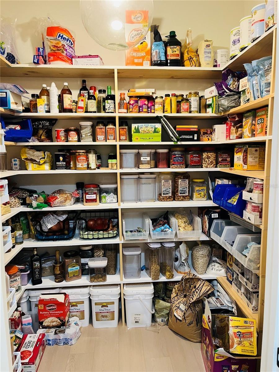Walk-in Pantry, next to Mud Room