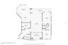 Master bedroom is the area not labeled front left of this image and measures 26x12.