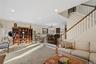 Step Down Sunken Living Room, Custom Wood Railings & Sliders to  Backyard Trex Deck!