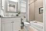 Custom Secondary Bathroom with Tub Shower