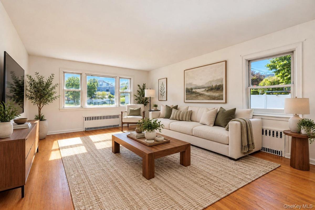 Living room (virtually staged)