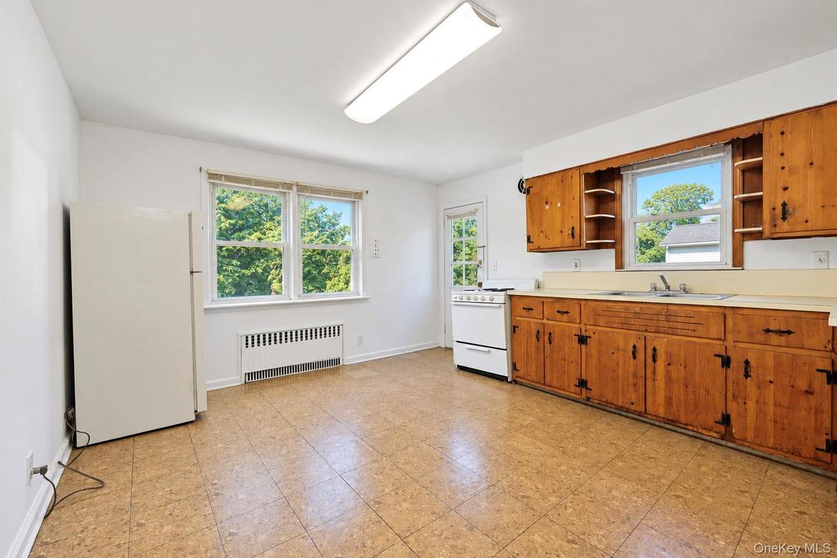 First Floor Unit large eat-in kitchen with great potential!