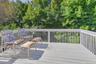 Deck off of the kitchen.