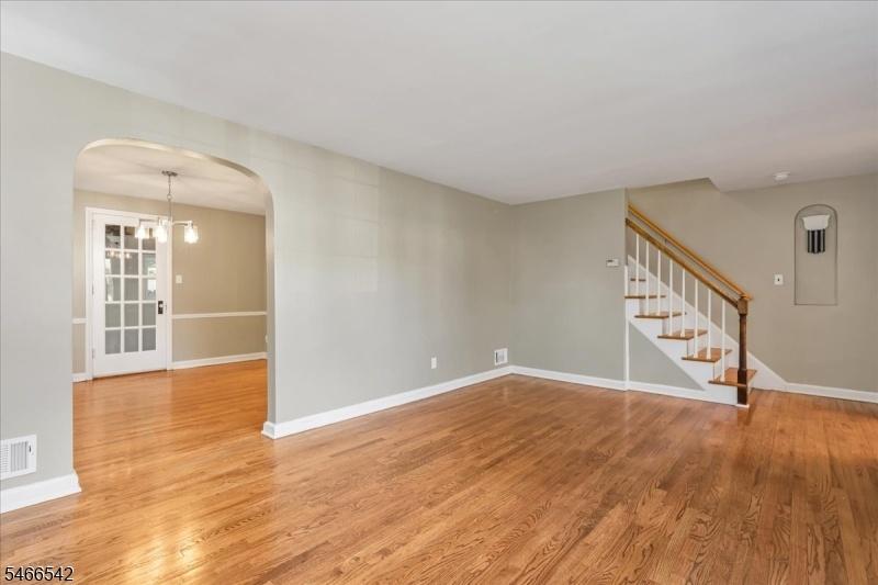 Living room opens to FDR