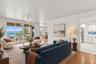 Living room virtually staged