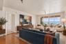 Living room virtually staged