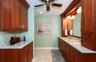More cabinets in the primary bathroom