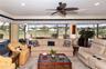 Florida room overlooking the golf course