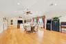 Beautiful bamboo flooring adds warmth and character to the bonus space.