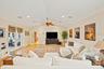 Generous dimensions provide room for a home theater or media center.