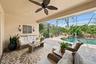 Generous screened lanai creates an impressive extension of the home's indoor living areas.