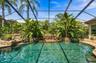 PebbleTec finish adds a distinctive, upscale detail to the pool.