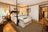 Hardwood flooring, ceiling fan, and decorative trim