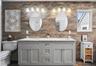 This bathroom was completely re-imagned in 2023