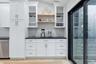 Coffe bar built in to kitchen