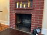 Wood burning fireplace