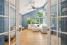 french doors from dining room to family room