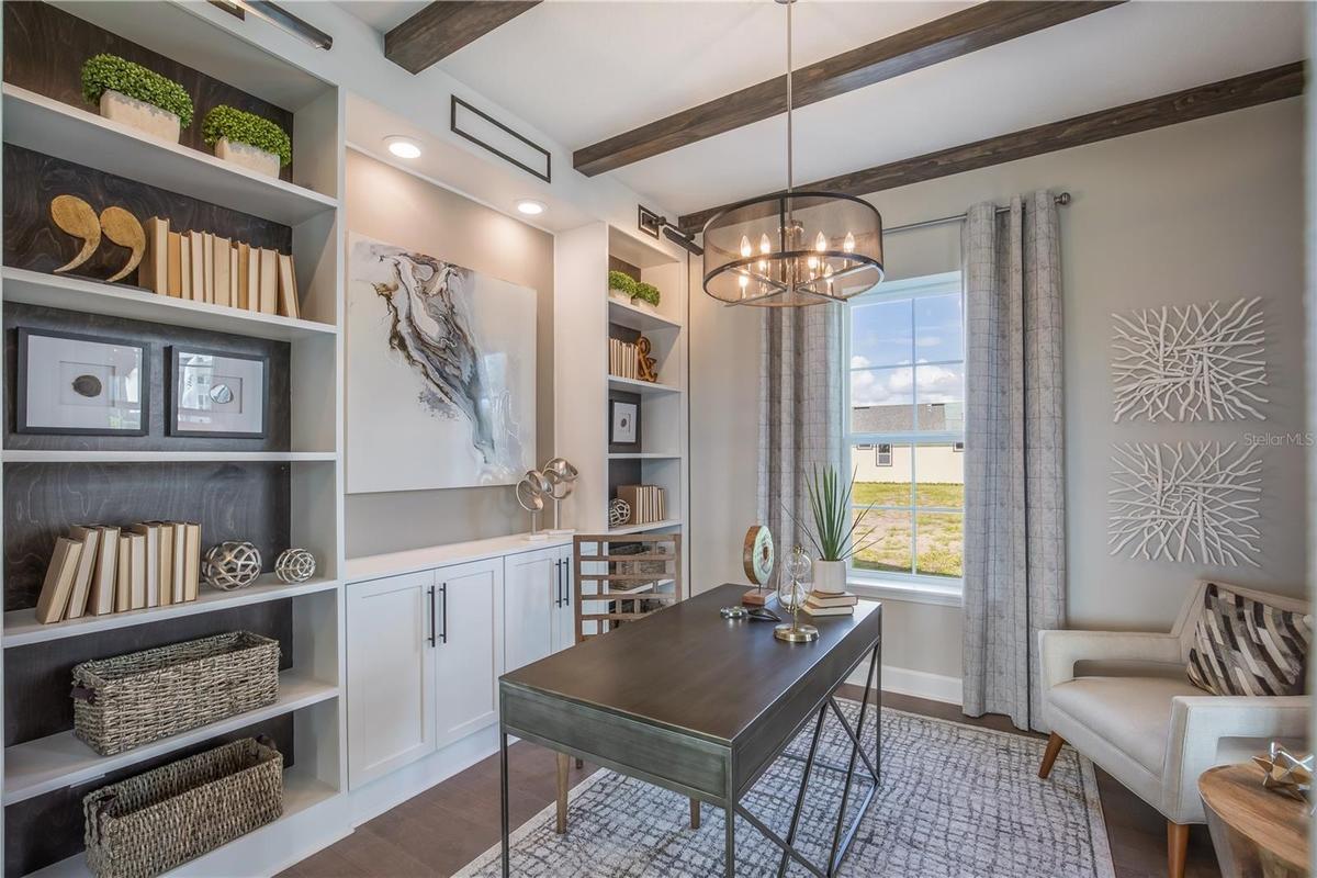 The sample photos included are of the model home and are meant to showcase the craftsmanship and design quality.