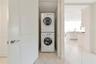 inside laundry closet