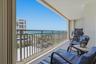 PRIVATE, COVERED BALCONY WITH ACCESS FROM EVERY ROOM!
