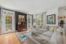 With windows everywhere and a French door leading out to your private deck overlooking the trees.